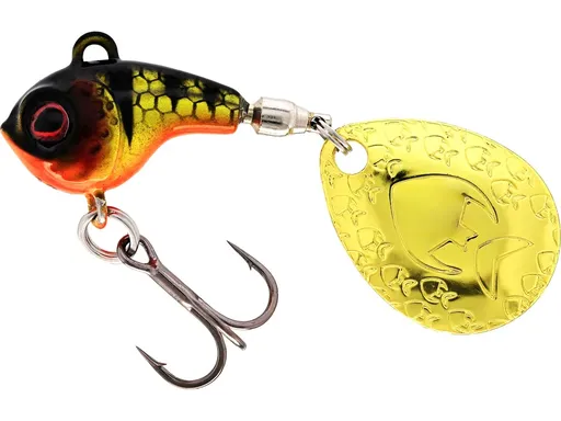 Westin nástraha dropbite tungsten spin tail jig bling perch - 1,6 cm 7 g