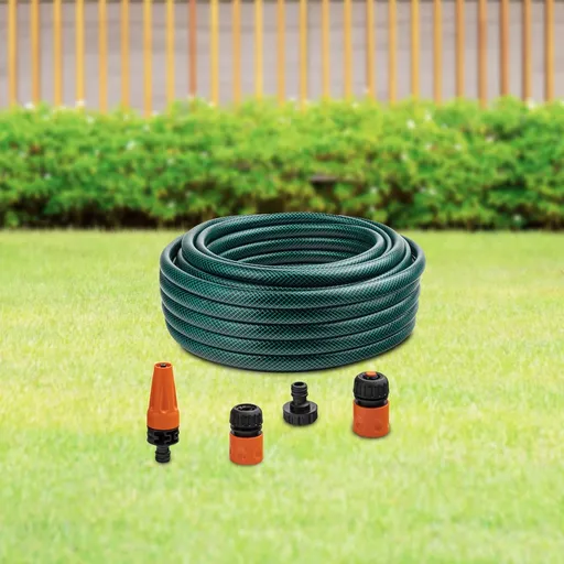 Haushalt international Zahradní hadice se sadou přípojek 1/2", 20 m