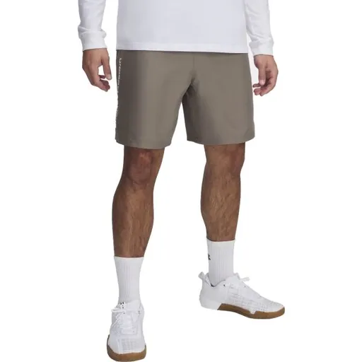 Under Armour WOVEN WORDMARK Pánské kraťasy, hnědá, velikost