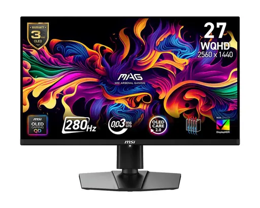 MSI MAG/271QP X28/26,5"/QD-OLED/QHD/280Hz/0,03ms/Černá/3R