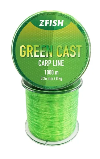 Zfish Vlasec Green Cast Carp Line 1000m,Zfish Vlasec Green Cast Carp Line 1000m