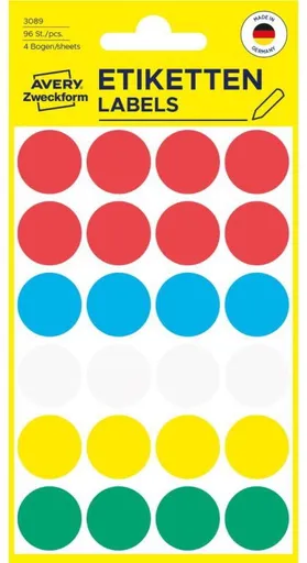 Avery Zweckform 3089 Kulaté značkovací etikety (3089)