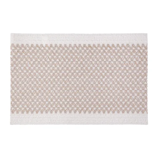 Bo-ma Trading Prostírání Elly bílá - béžová, 30 x 45 cm