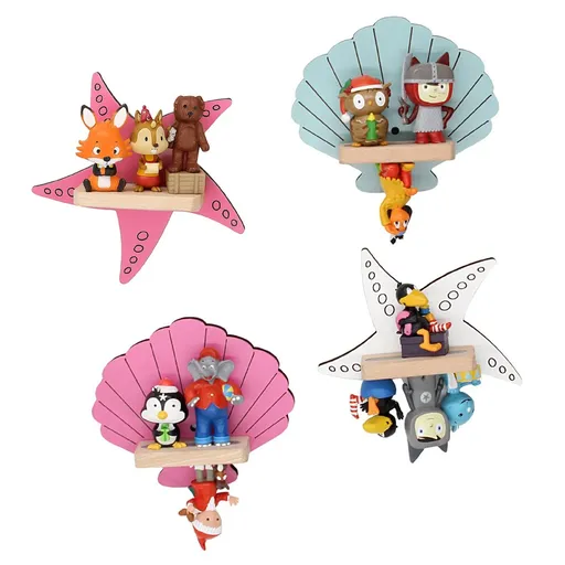 VCM Police Boarti Tonie - sada mušlí, vícebarevná