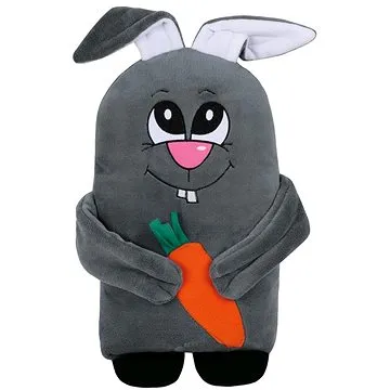 Bellatex Tvarovaný zajíček šedý - 45 × 30 cm - zajíček (4824)