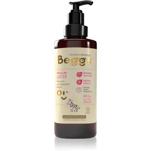 Beggs Organic Baby & Kids Micelar Water micelární voda pro děti 200 ml