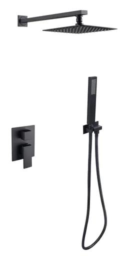 BESCO Podomítkový sprchový set SLIM MODERN/VARIUM II Černá BABPMVIICZ