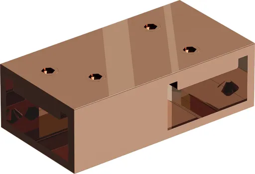 MEXEN Spojka stabilizačních vzpěr pro sprchové zástěny Kioto růžovězlatá 800-09-60