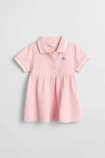 ŠATY GANT PIQUE SPIN DRESS BLUSHING PINK