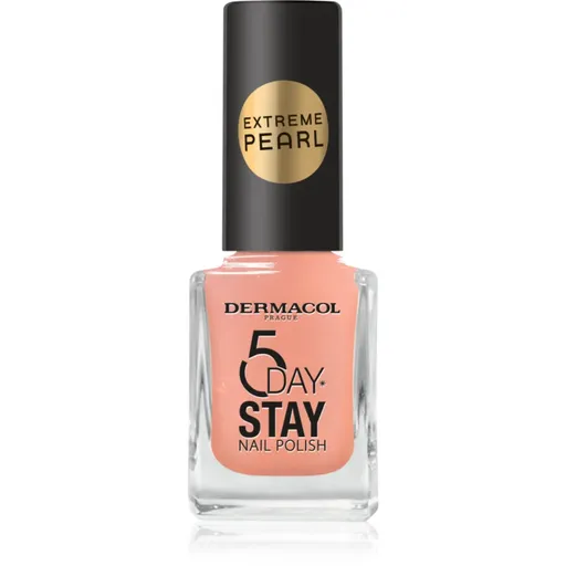 Dermacol 5 Day Stay Extreme Pearl lak na nehty s perleťovým leskem odstín 2 11 ml