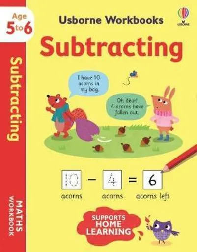 Usborne Workbooks Subtracting 5-6 - Holly Bathie