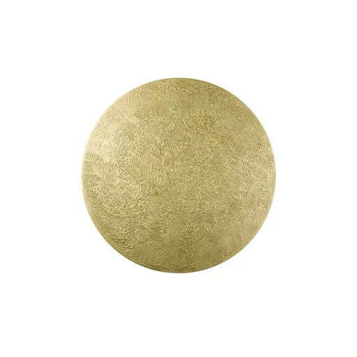 BIG WHITE (SLV) MANA 60 stínidlo kulaté, měsíční struktura, V: 4,2 cm, zlatá barva 1008206
