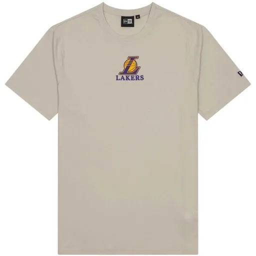 New Era LA LAKERS NBA Pánské triko, šedá, velikost