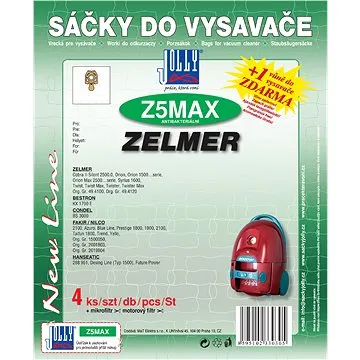 Sáčky do vysavače Z5 MAX - textilní (3450/CLA)