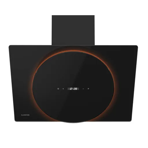 Klarstein Digestoř Total Eclipse, LED osvětlení, dotykový, 594,2 m³/h, odtah/recirkulace