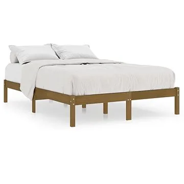 Shumee medově hnědý borovice 120×190 cm UK Small Double, 809990 (809990)