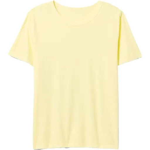 GAP ORGANIC VINT CREW 2 Dámské tričko, žlutá, velikost