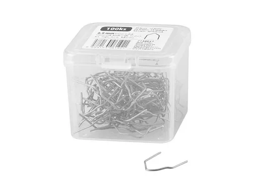 Spona pro pistol na sváření plastů STREND PRO 2130047 vnitřní úhel 0,8mm 100ks