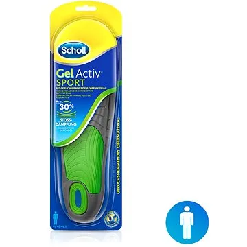 SCHOLL GelActiv Gelové vložky do bot Sport - Muži (5052197038064)