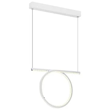 LED Lustr na lanku LOOP LED/20W/230V bílá (81699)