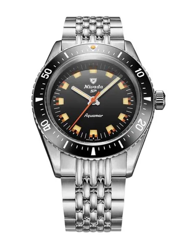 Nivada Grenchen Aquamar Black - Beads of Rice