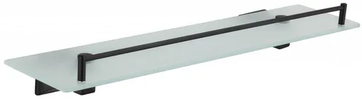 Mexen Dalia závěsná skleněná police černá 7017337-70