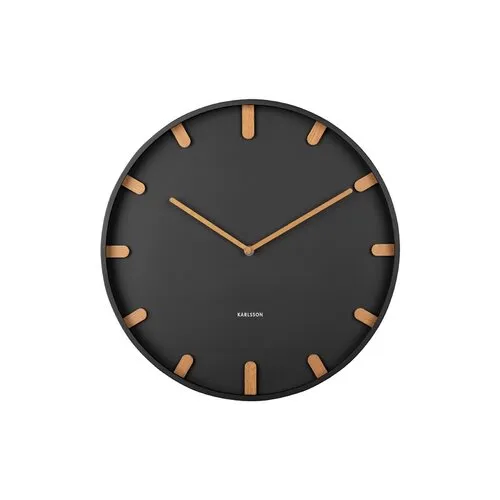Karlsson 5942BK designové nástěnné hodiny 40 cm