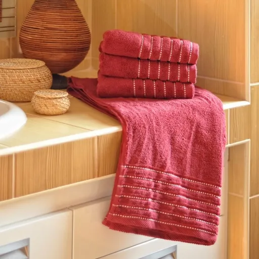 Polášek Froté ručník EMA - Vínová | 50 x 100 cm