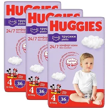 HUGGIES Pants vel. 4 (108 ks) (PLN160s3)
