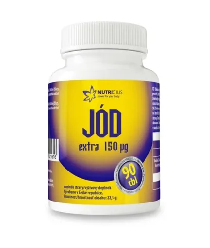 Nutricius Jód Extra 150 mcg 90 tablet