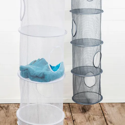 Haushalt international Závěsný síťový organizér, šedý