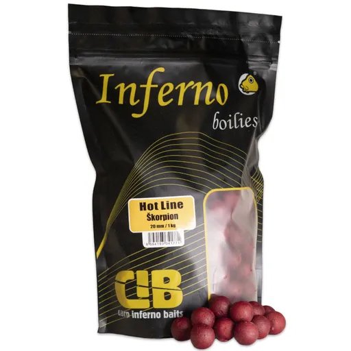 Carp Inferno Boilies Hot Line Škorpion - 20mm 250g,Carp Inferno Boilies Hot Line Škorpion - 20mm 250g