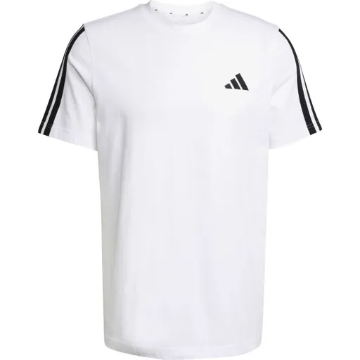 adidas 3-STRIPES TEE Pánské triko, bílá, velikost