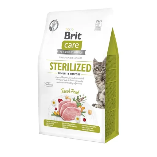 Brit Care Cat Grain-Free Sterilized Immunity Support 2 kg