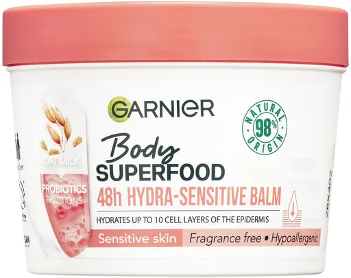Garnier Hydratační balzám pro citlivou pokožku Body Superfood (48h Hydra-Sensitive Balm) 380 ml