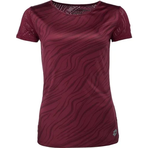 Lotto WORKOUT TEE Dámské tréninkové tričko, vínová, velikost
