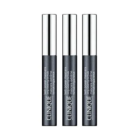 Clinique Dárková sada prodlužujících řasenek Lash Power Mascara Trio odstín 01 Black Onyx 3 x 6 ml