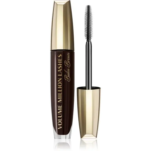 L’Oréal Paris Volume Million Lashes Balm Brown objemová a pečující řasenka odstín Brown 8.6 ml