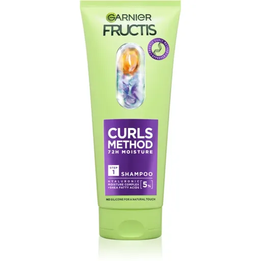 Garnier Fructis Curls Method hydratační šampon pro vlnité a kudrnaté vlasy 200 ml