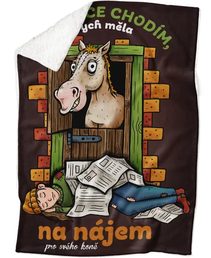 Deka Na nájem pro koně (Podšití beránkem: ANO)