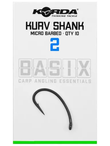 Korda háčky basix kurv shank micro barbed - 2