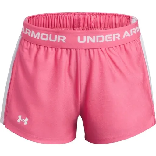 Under Armour TECH PLAY UP Dívčí kraťasy, růžová, velikost XL