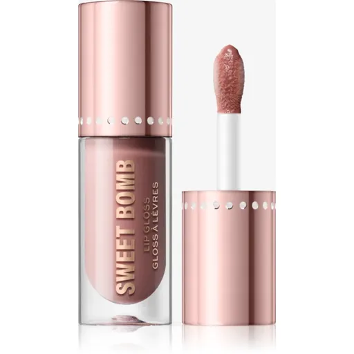 Makeup Revolution Y2k Sweet Bomb třpytivý lesk na rty odstín Strawberry Swirl Pink 4.5 ml