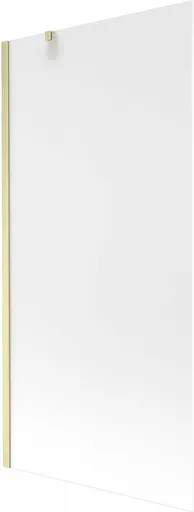 MEXEN/S Next vanová zástěna FIX 90 x 150, dekor, zlatá kartáčovaná 895-090-000-00-30-55