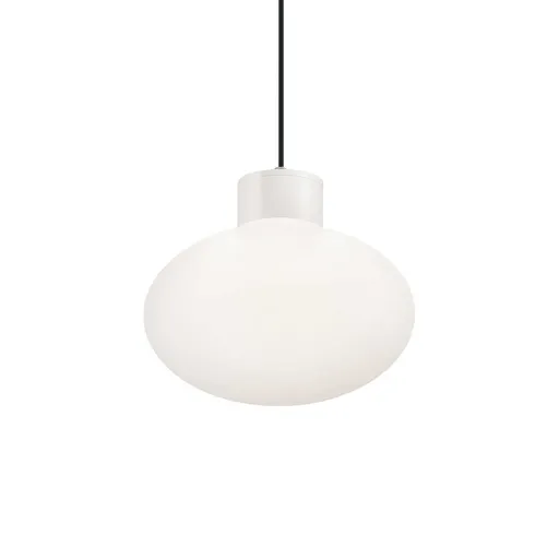 Venkovní závěsná základna Ideal Lux Clio MSP1 Bianco 144252 E27 1x60W IP44 9cm bílá