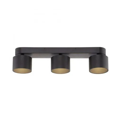 PAUL NEUHAUS PURE Cup černá, 3 spoty, stmívatelné, otočné a nastavitelné 2700K