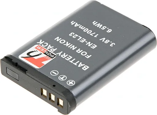 Baterie T6 power Nikon EN-EL23, 1700mAh, černá