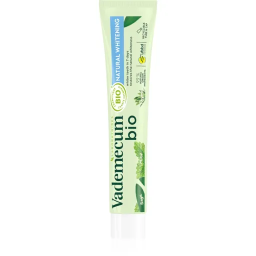 Vademecum BIO Natural Whitening bylinná zubní pasta s bělicím účinkem 75 ml