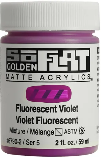 Akryl Golden SoFlat 59ml – 6790 Fluorescent Violet