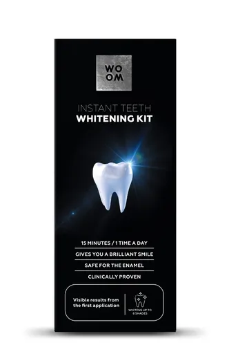 WOOM WHITENING sada na okamžité bělení zubů